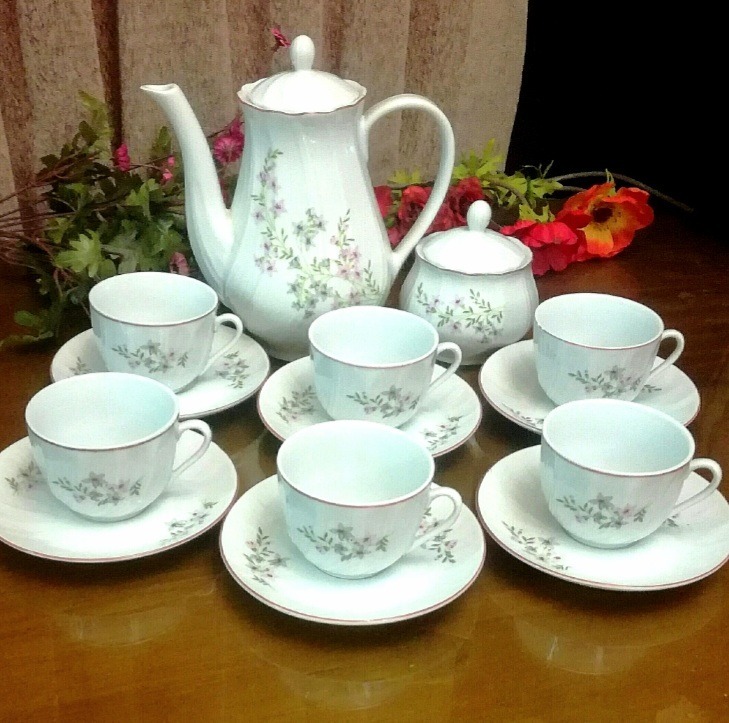 سرویس چایخوری بلغاری آنتیک دوره پهلوی