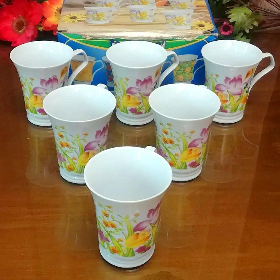 یکدست لیوان دسته دار ماگ خارجی نو