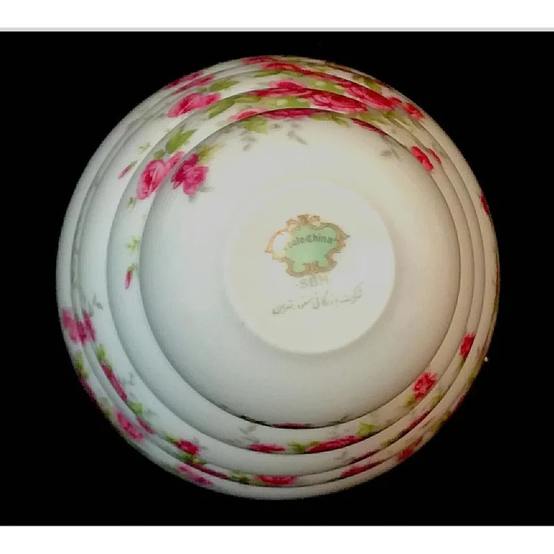 کاسه گلسرخی مسعود هرمی 5 عددی بیکعب