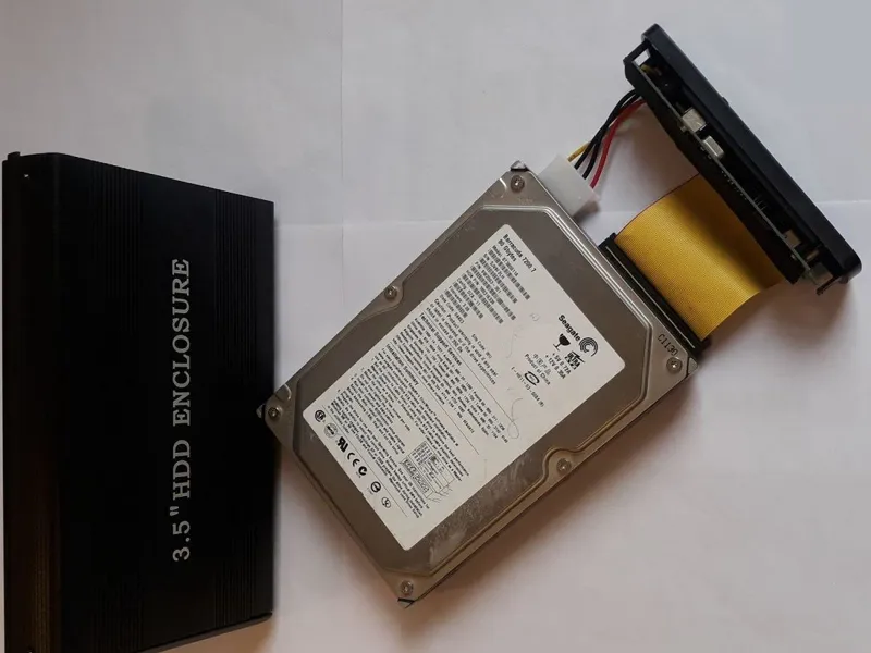 باکس قاب تبدیل هارد 35 اینچ IDE به اکسترنال فلزی