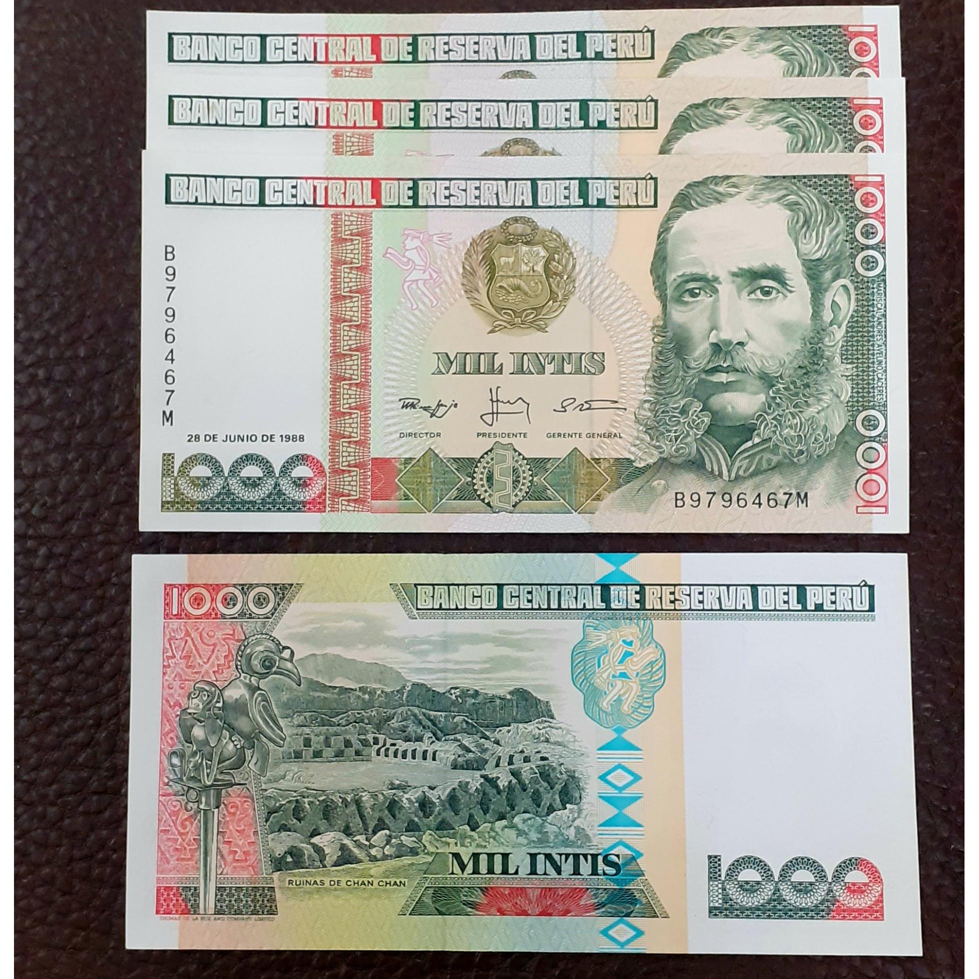 اسکناس 1000 اینتنس قدیم پرو