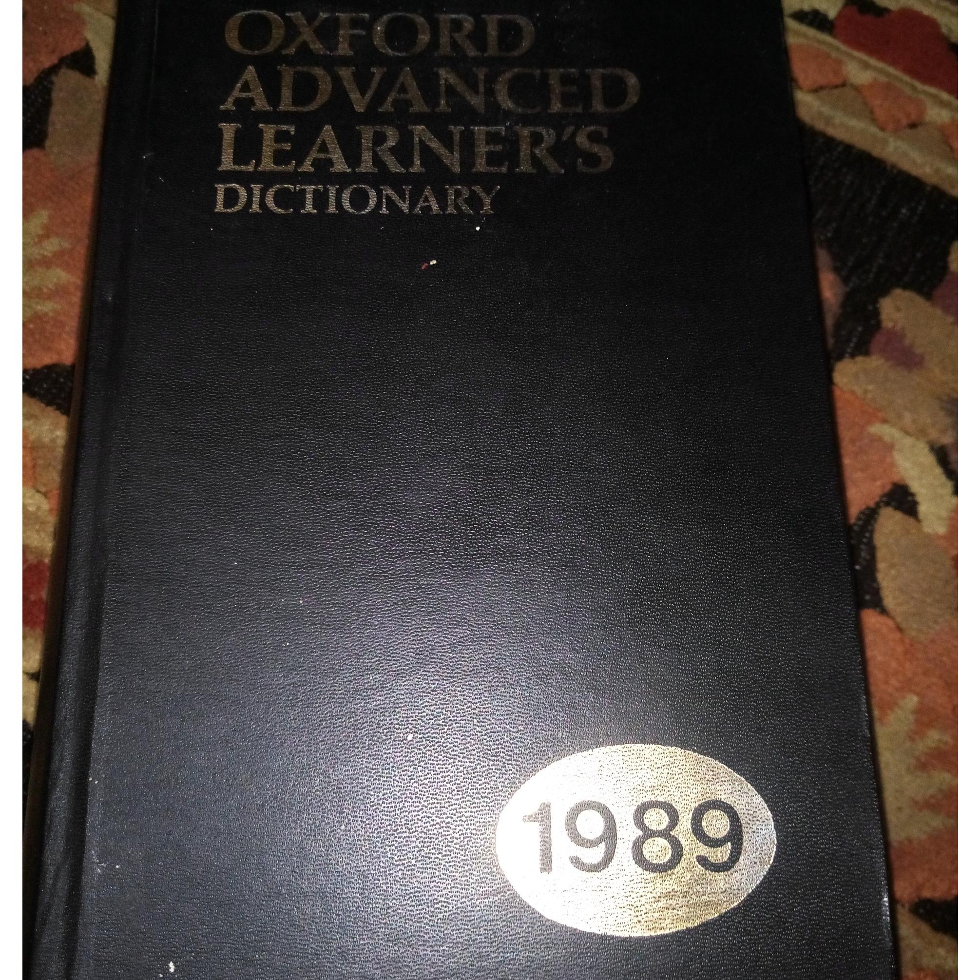 Oxford advanced learners dictionary