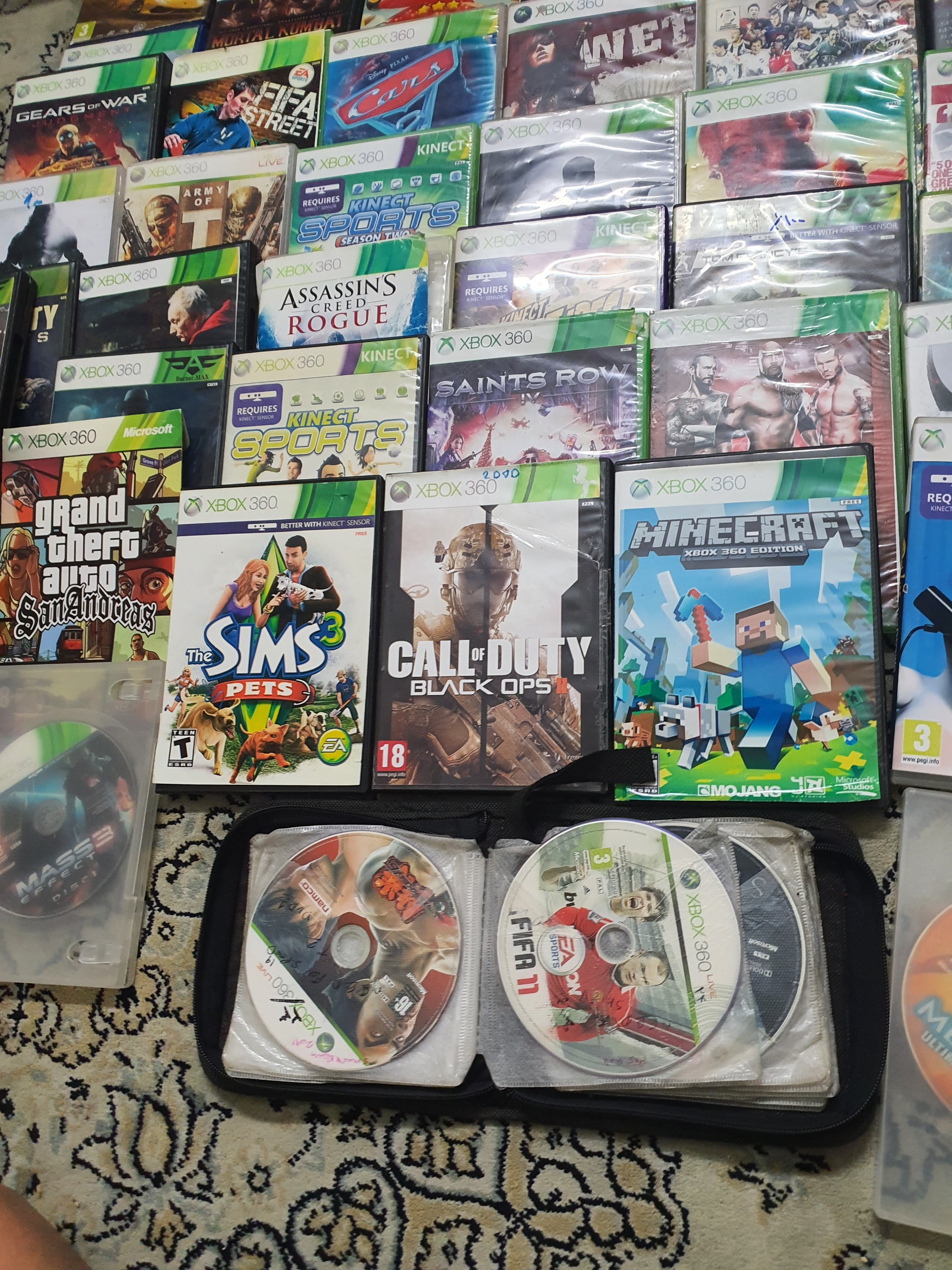 حدود 80عدد بازی اورجینال XBOX 360