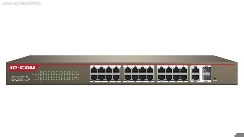 سوئیچ شبکه آی پی کام مدل S3300-26-PWR-M