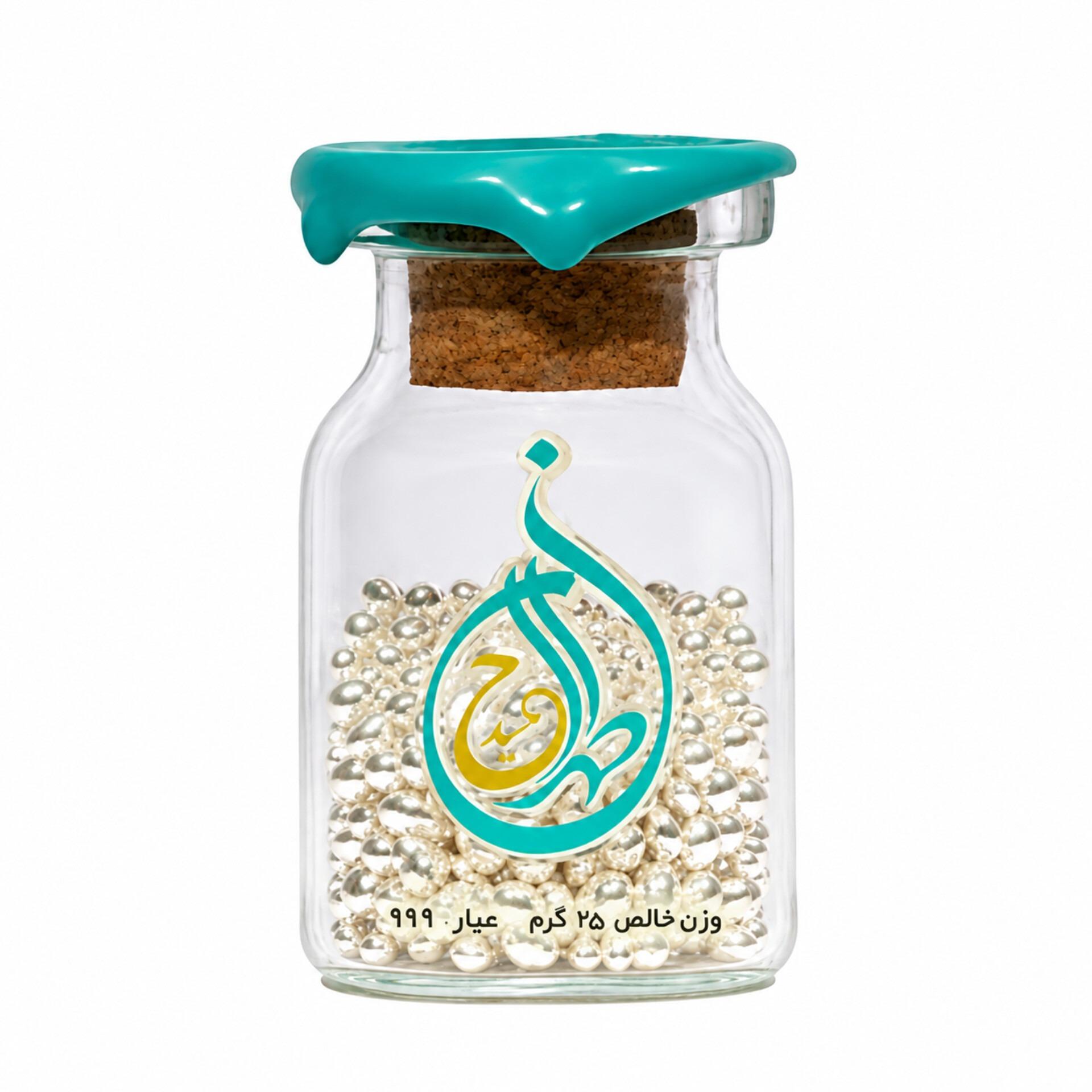 پک نقره ساچمه 25 گرمی با عیار 999.9