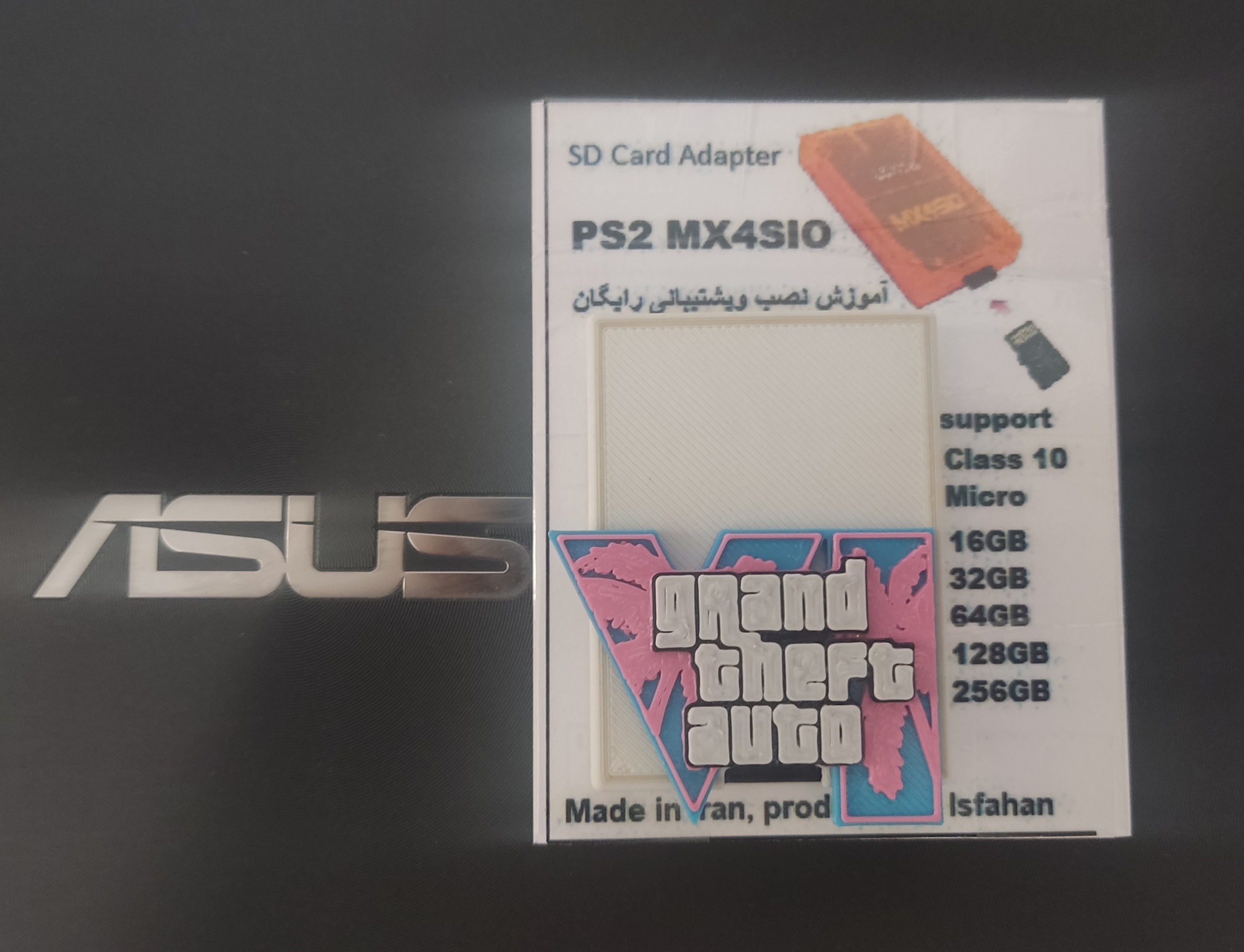 ماژولSDخوانPS2با لوگوGTA 6(گارانتی یکساله)