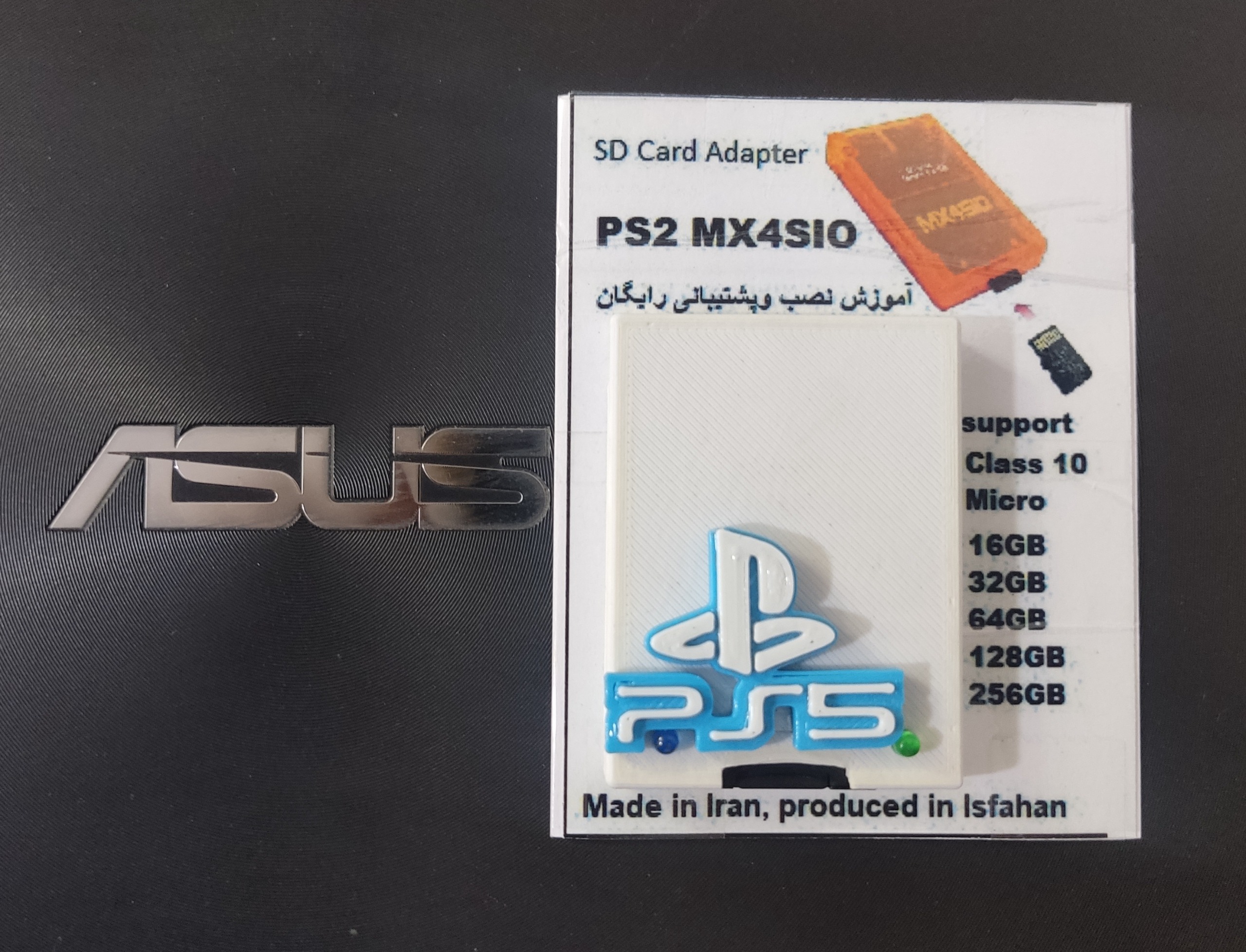 ماژول سفیدSDخوانps2 با لوگوps5(گارانتی یکساله)