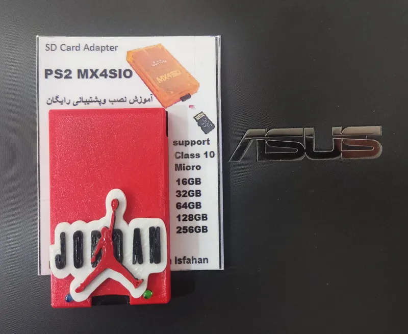 دانگل میکروSDخوانPS2(لوگو مایکل جردن)