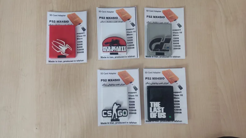 ماژولSDخوان PS2 با لوگو انتخابی