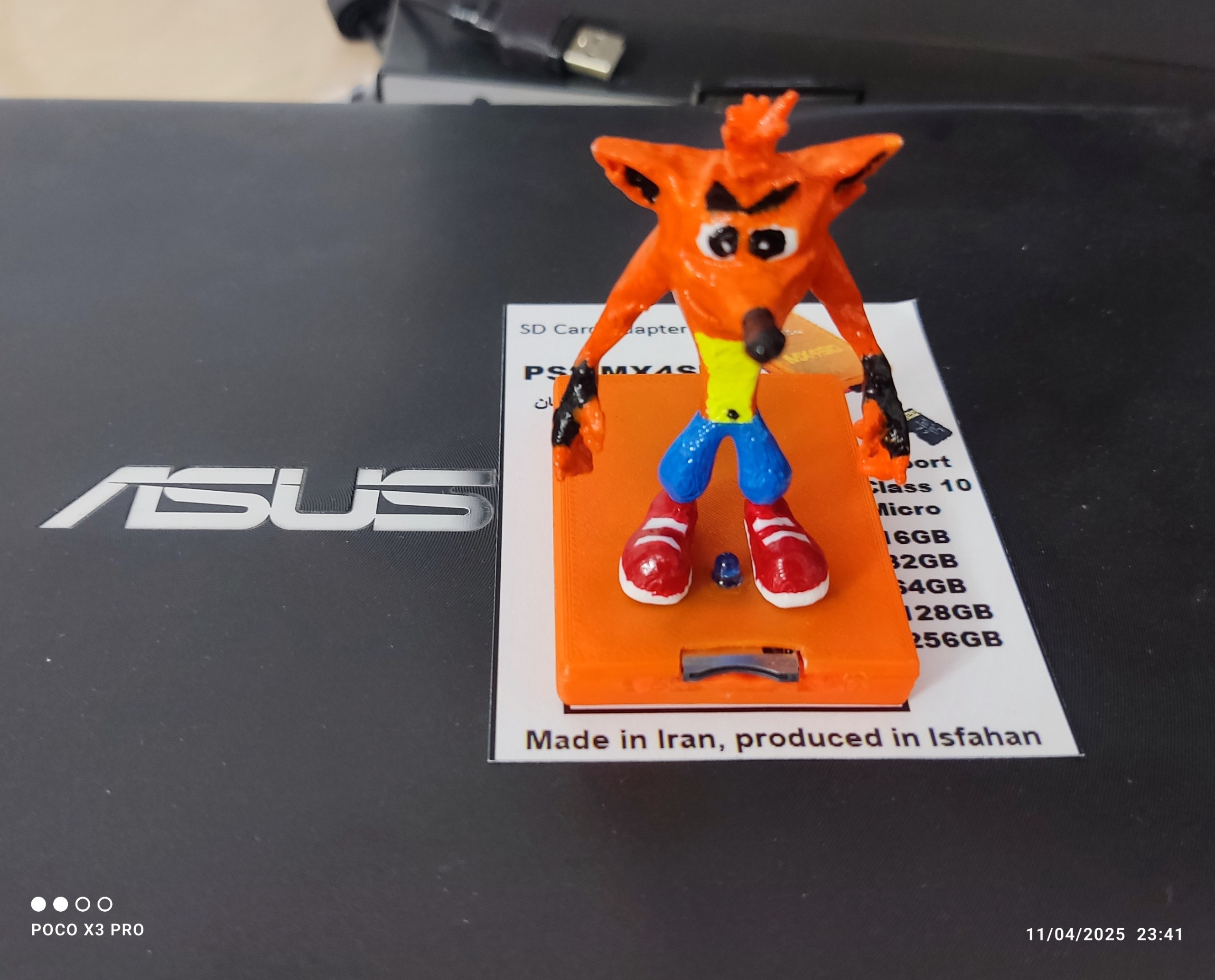 مموری SDخوانPS2مدل کرش باندیکوت(گارانتی یکساله)