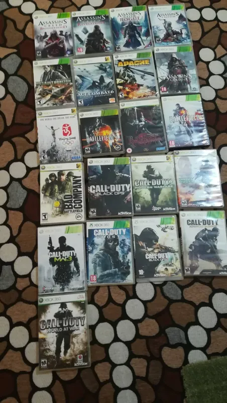 تعداد 71 عدد دیسک بازی xbox 360