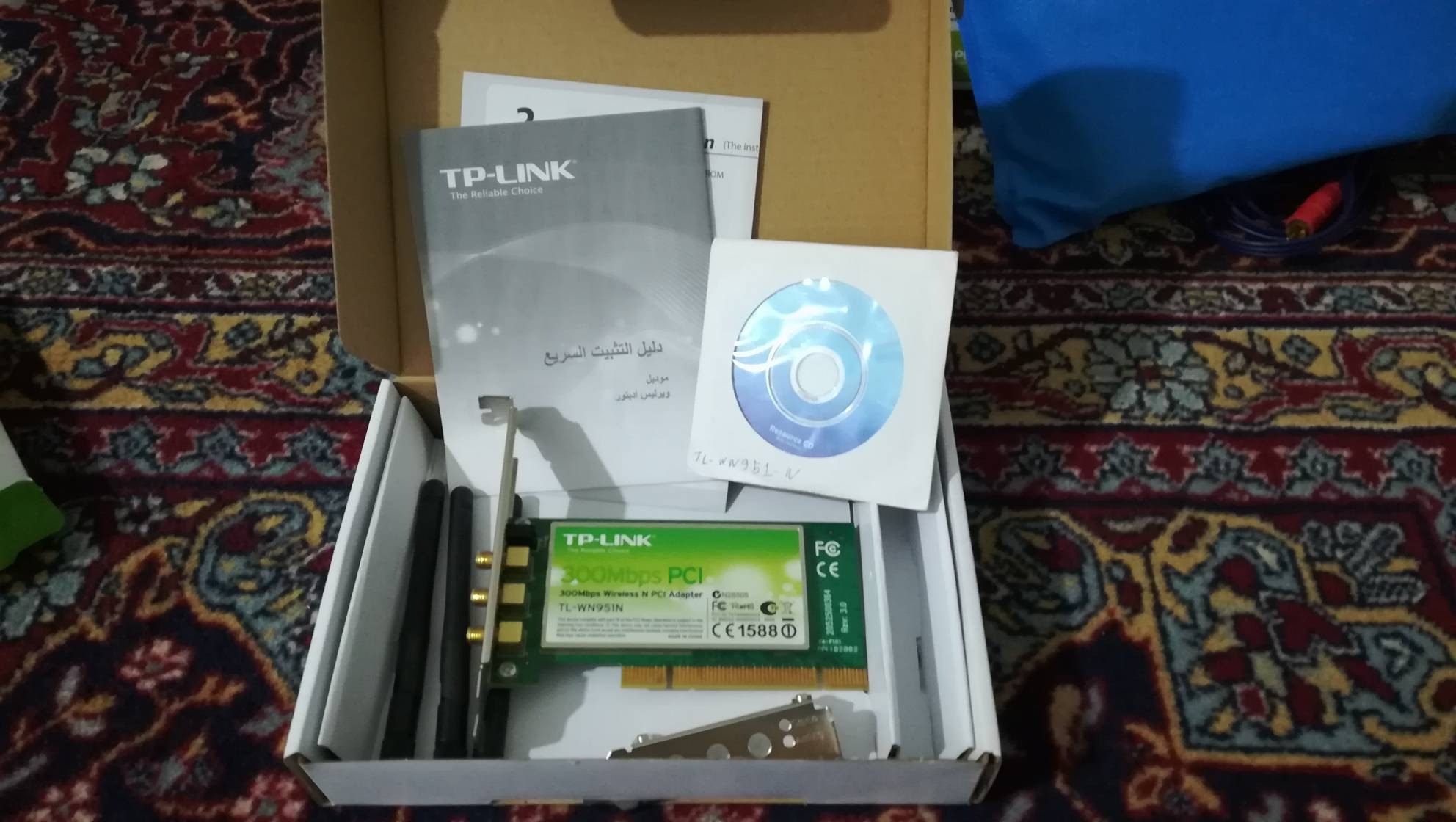 کارت شبکه بیسیم تی-پی لینک مدل TL-WN951N_V3