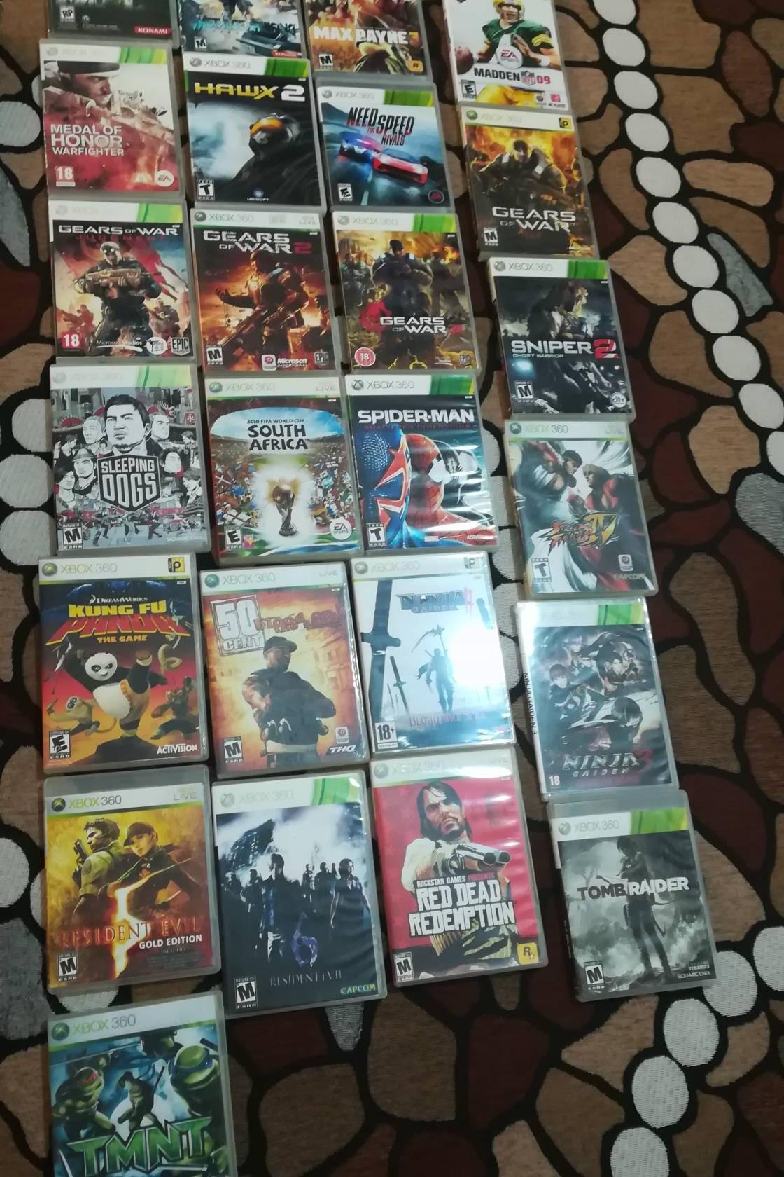 تعداد 71 عدد دیسک بازی xbox 360