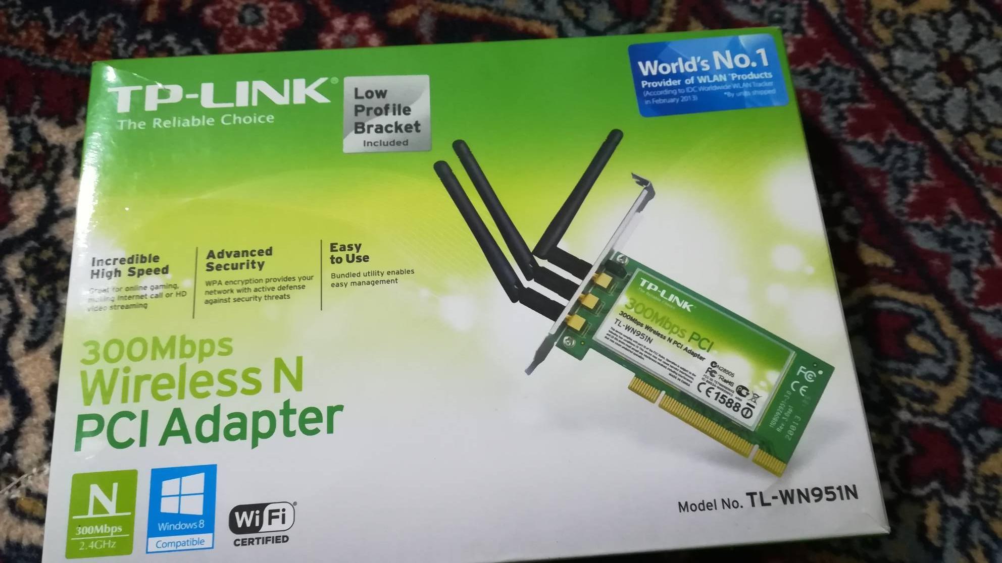 کارت شبکه بیسیم تی-پی لینک مدل TL-WN951N_V3