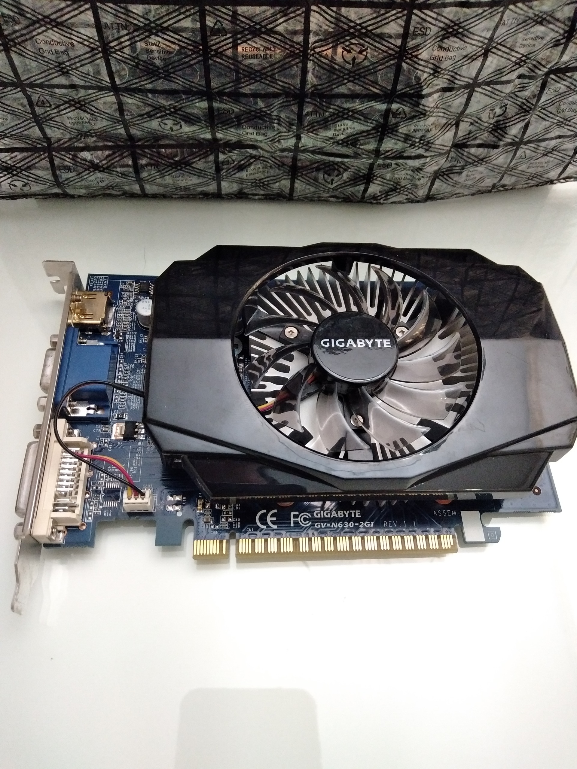 کارت گرافیک گیگابایت مدل GV-N630 2GI درحد نو