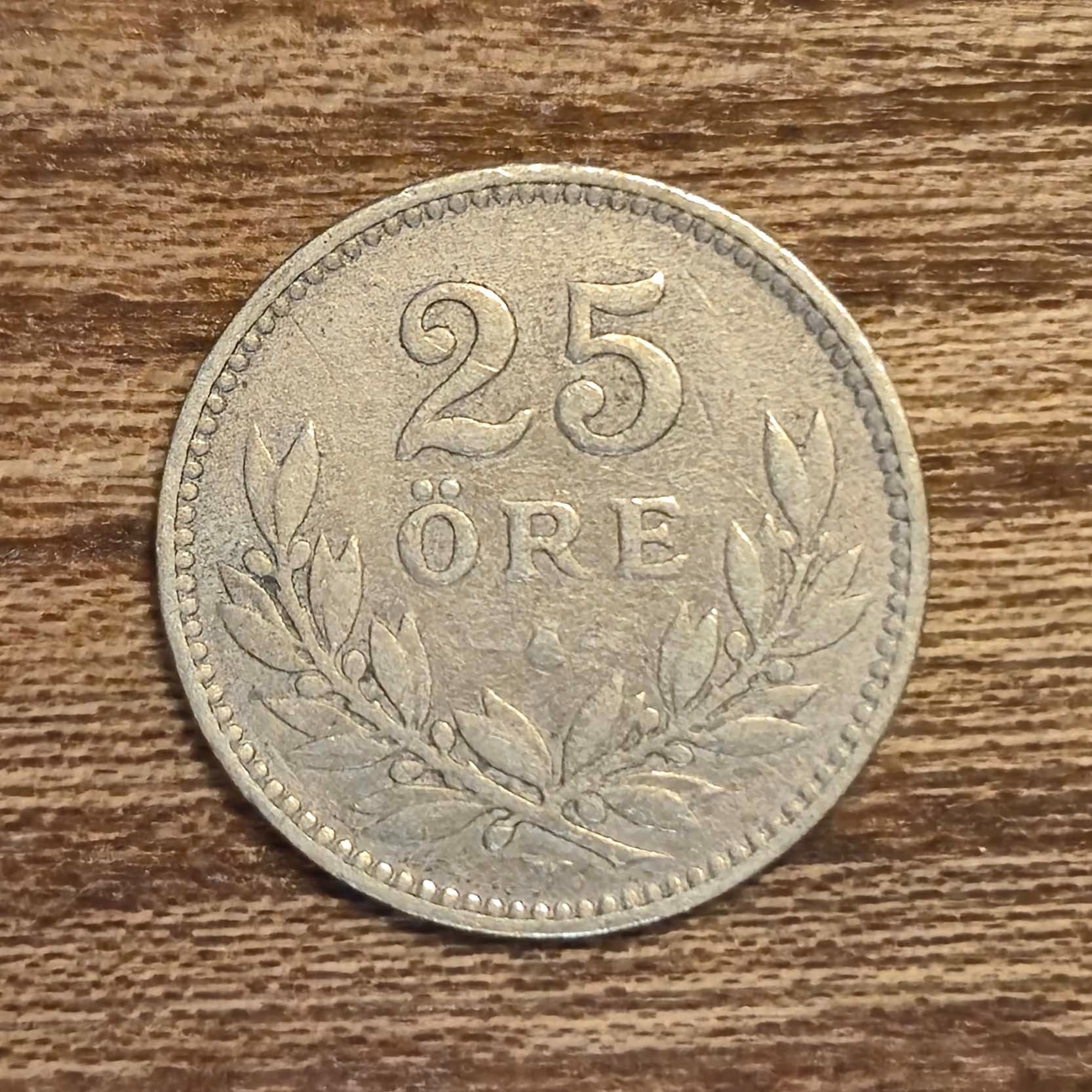 25 اوره سوئد 1910 (نقره)