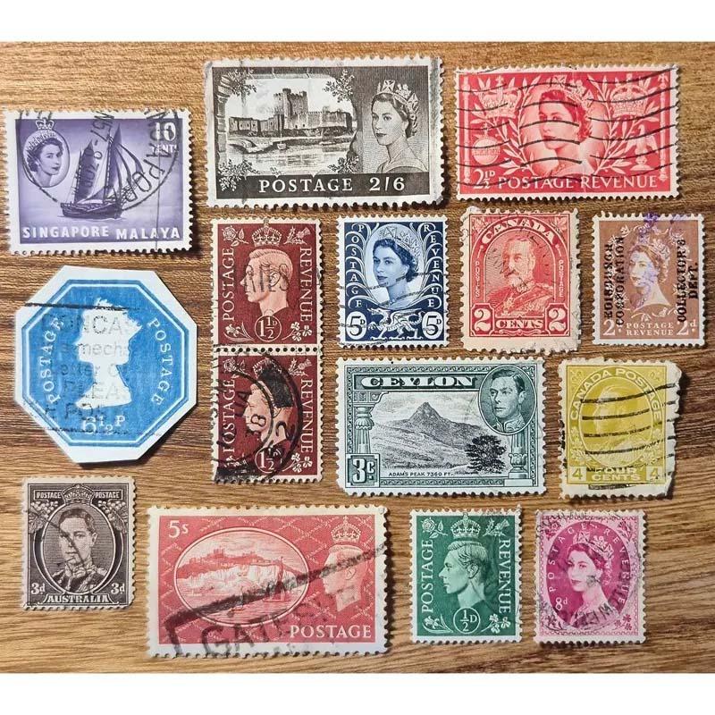 تمبر بریتانیا - جرج پنجم جرج ششم و ملکه الیزابت