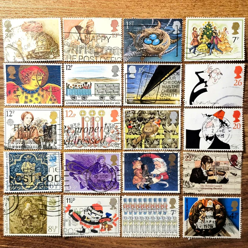 20 تمبر بریتانیا (بی تکرار)