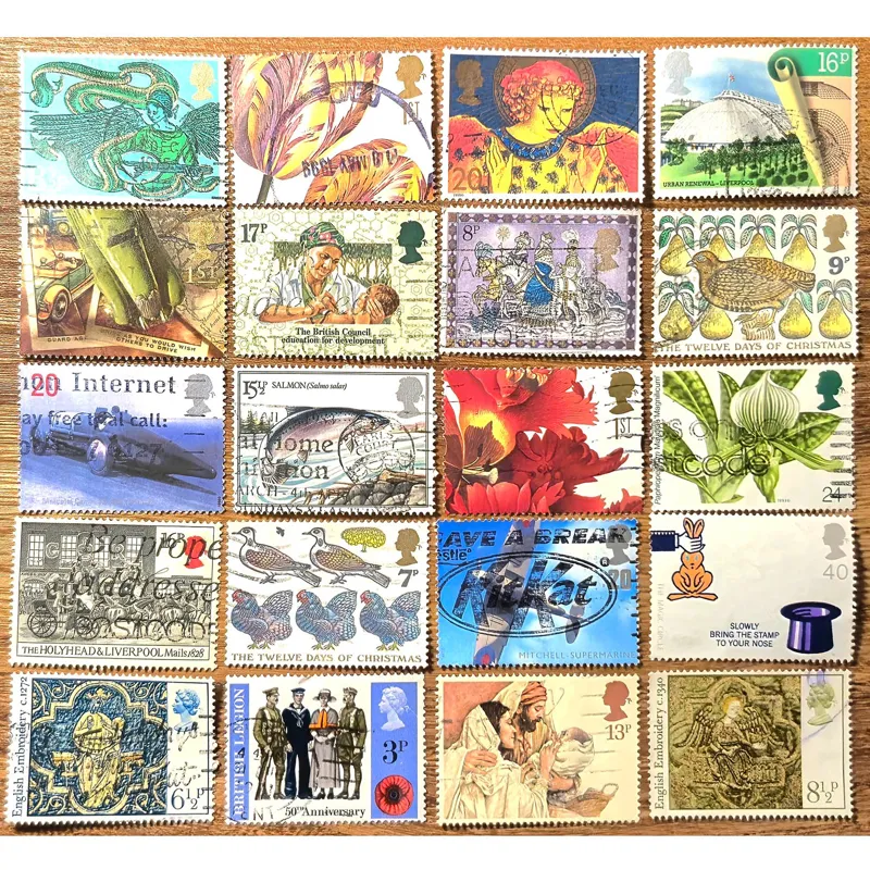 20 تمبر بریتانیا (بی تکرار)