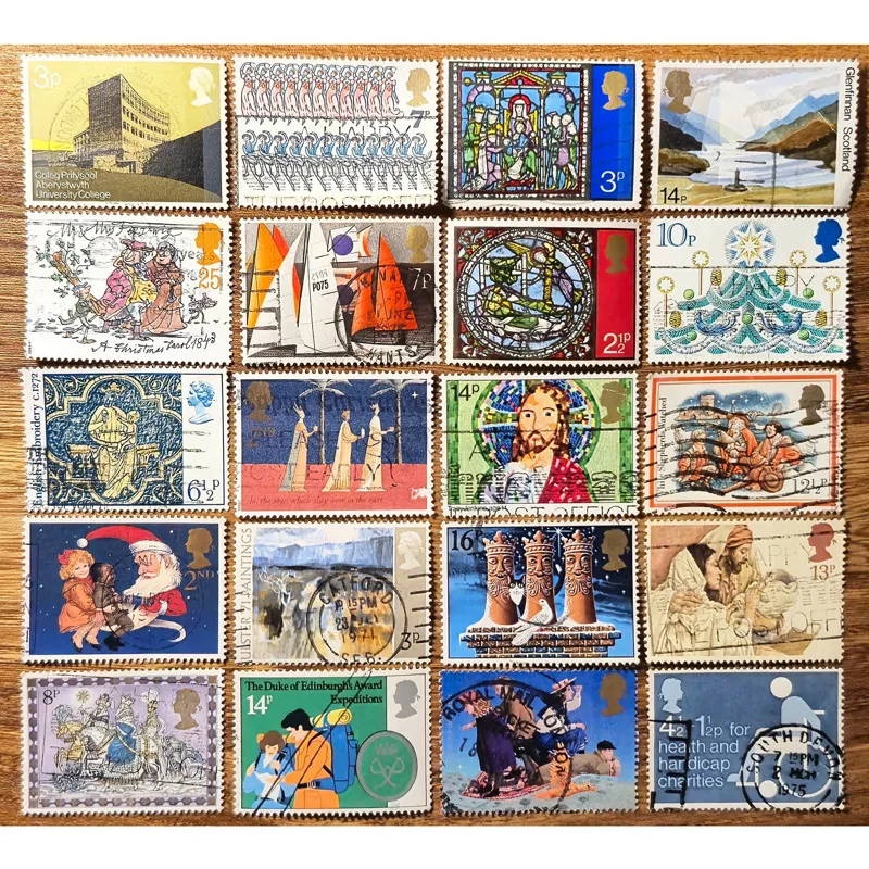 20 تمبر بریتانیا (بی تکرار)