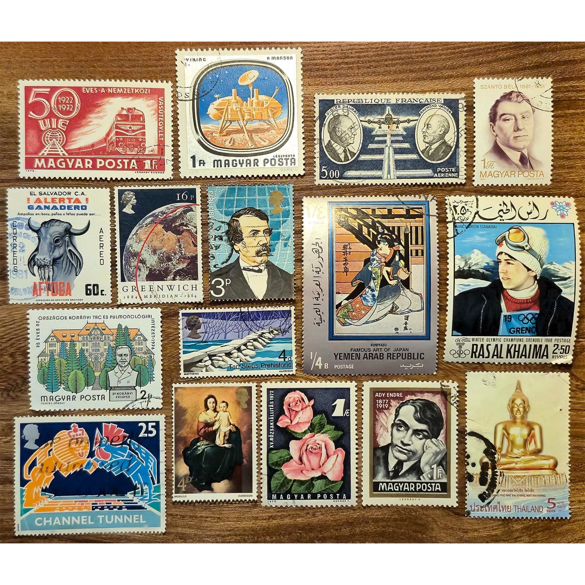 تمبر خارجی ممهور