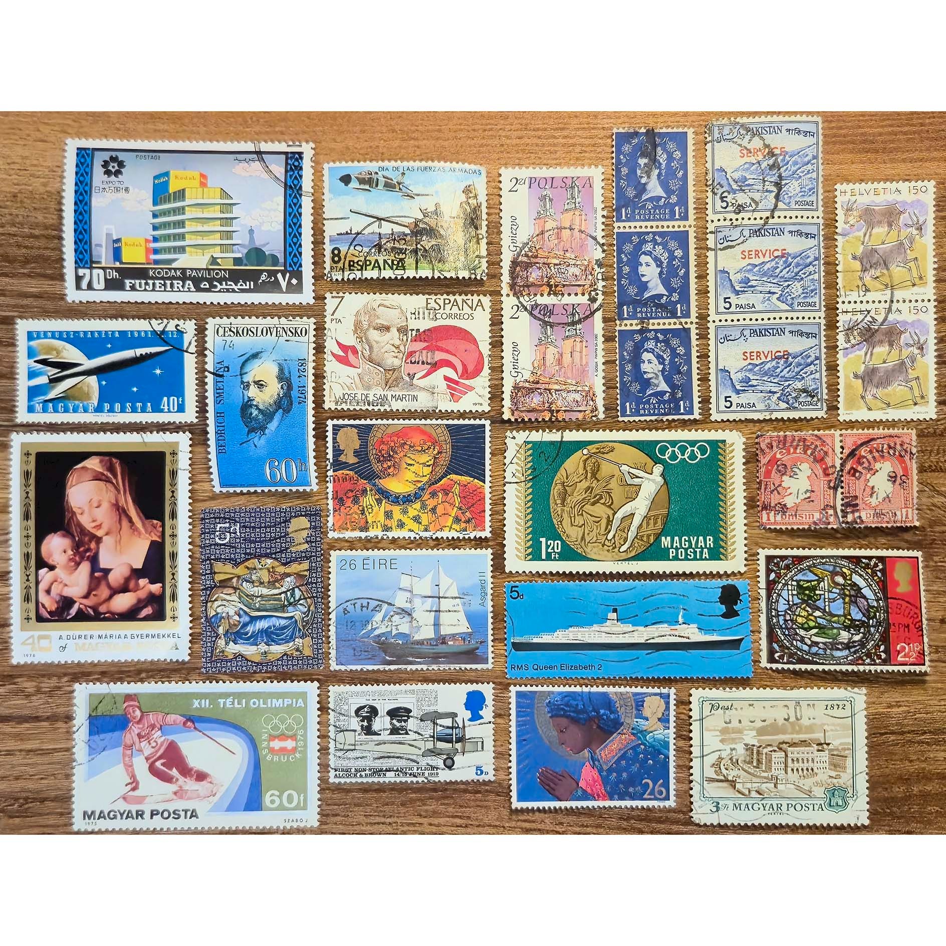 تمبر خارجی ممهور