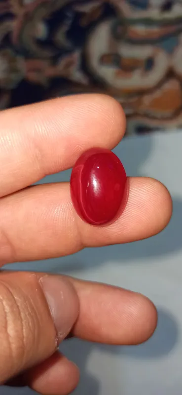 سنگ عقیق سرخ سلیمانی درجه یک