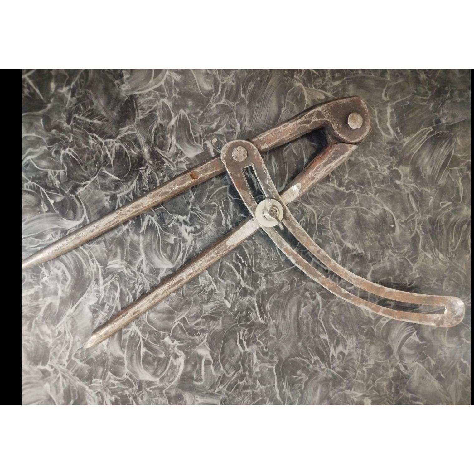 پرگار دست ساز عتیقه