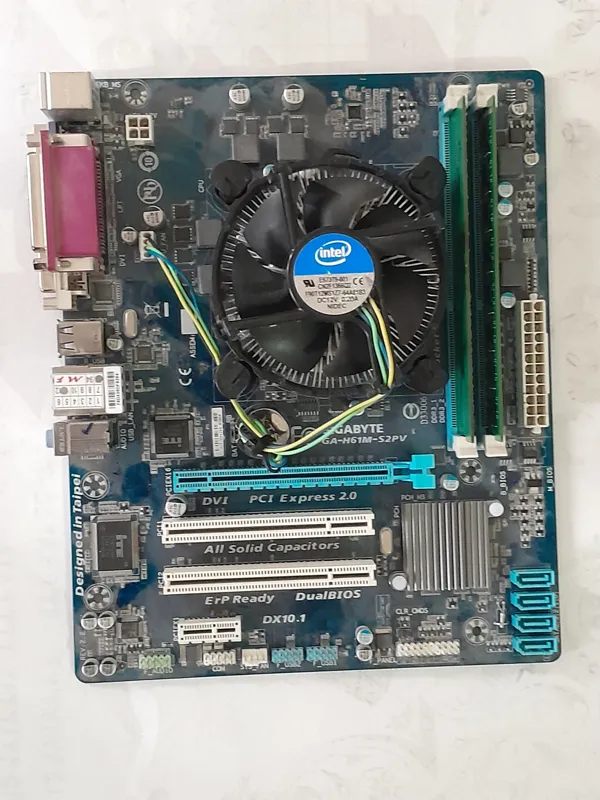 باندل مادربرد H61 سیپیو2020فن رم 8