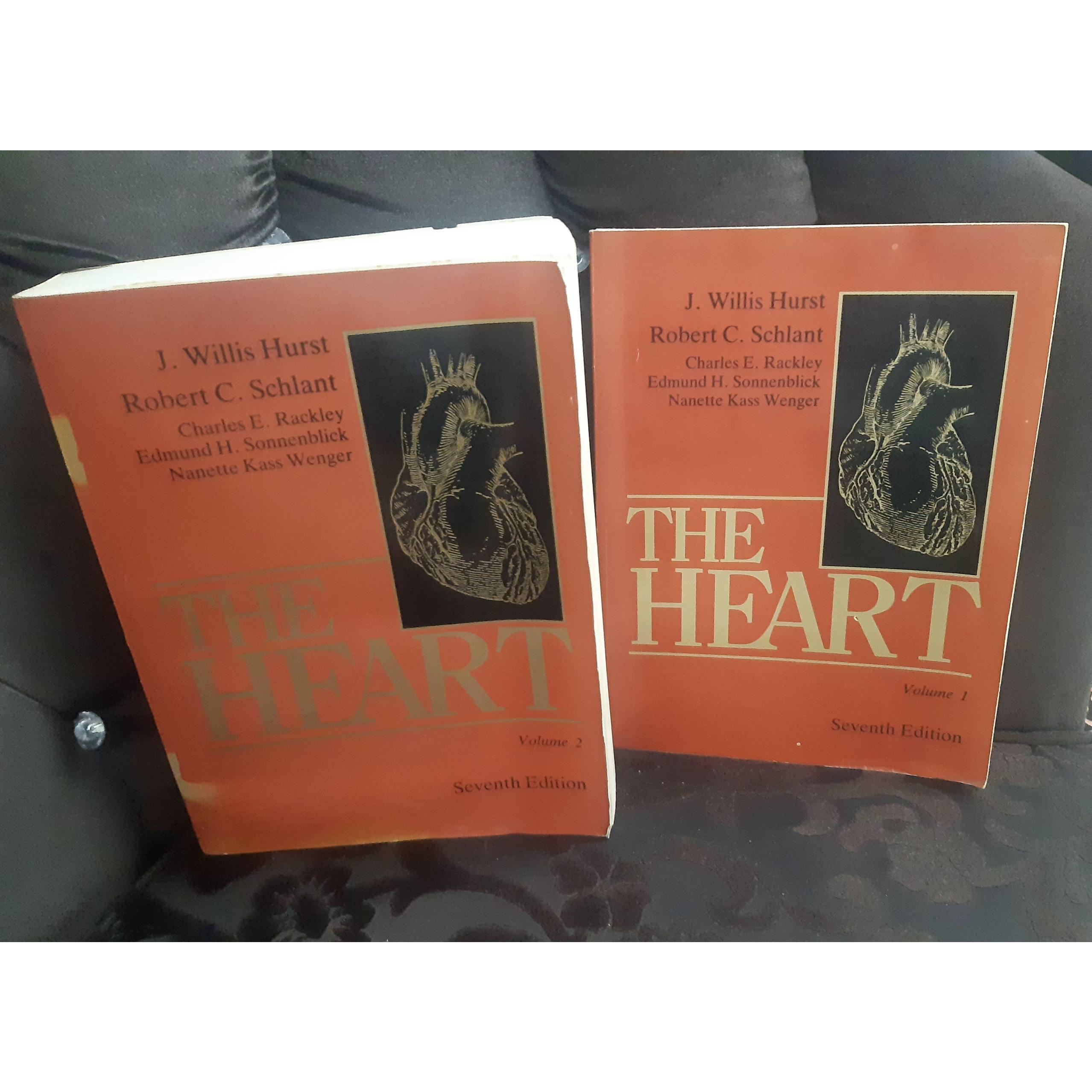 دو جلد کتاب پزشکی the heart قلب ..توضیح دارد