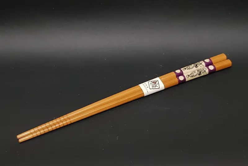 قاشق غذاخوری ژاپنی چاپ استیک چوبی لوکس