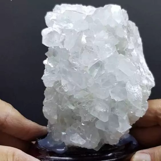 گوهر سنگ سلستین آکومارین کلکسیونی