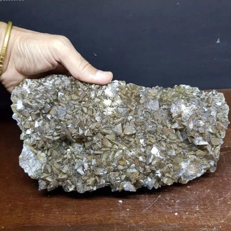 گوهر سنگ سلستین طلایی بزرگ کلکسیونی