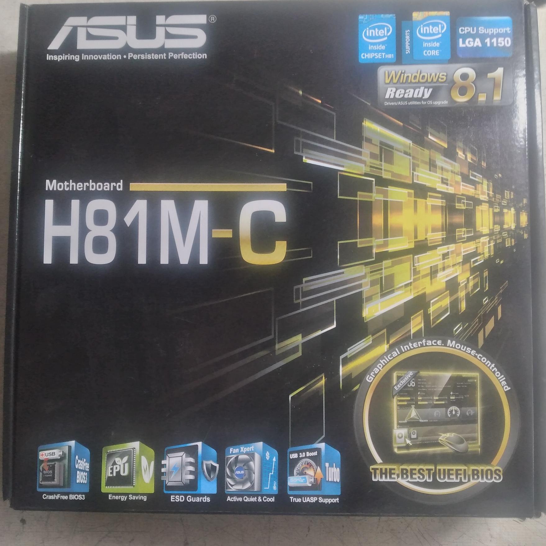 مادربورد ایسوز سری H81 با جعبه کامل