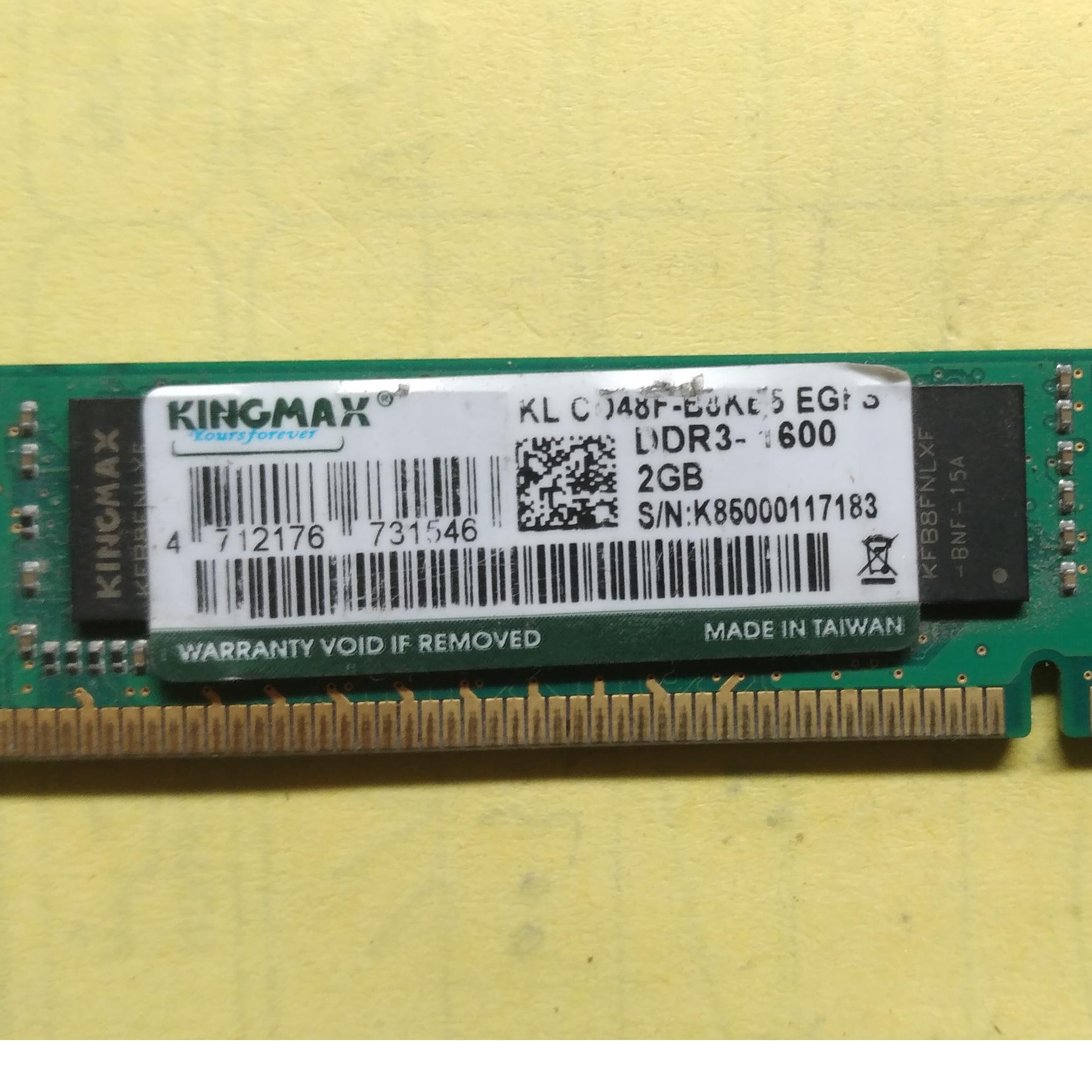 رم DDR3 2G 1600 KINGMAX