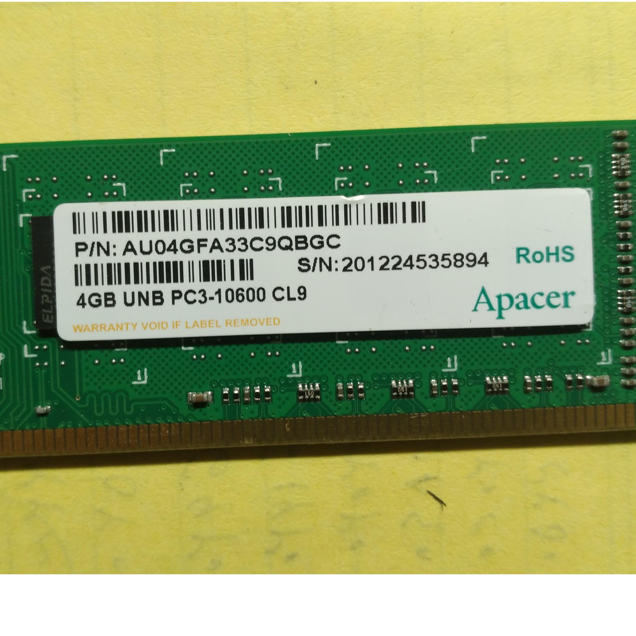 رم DDR3 4G1066 Apacer