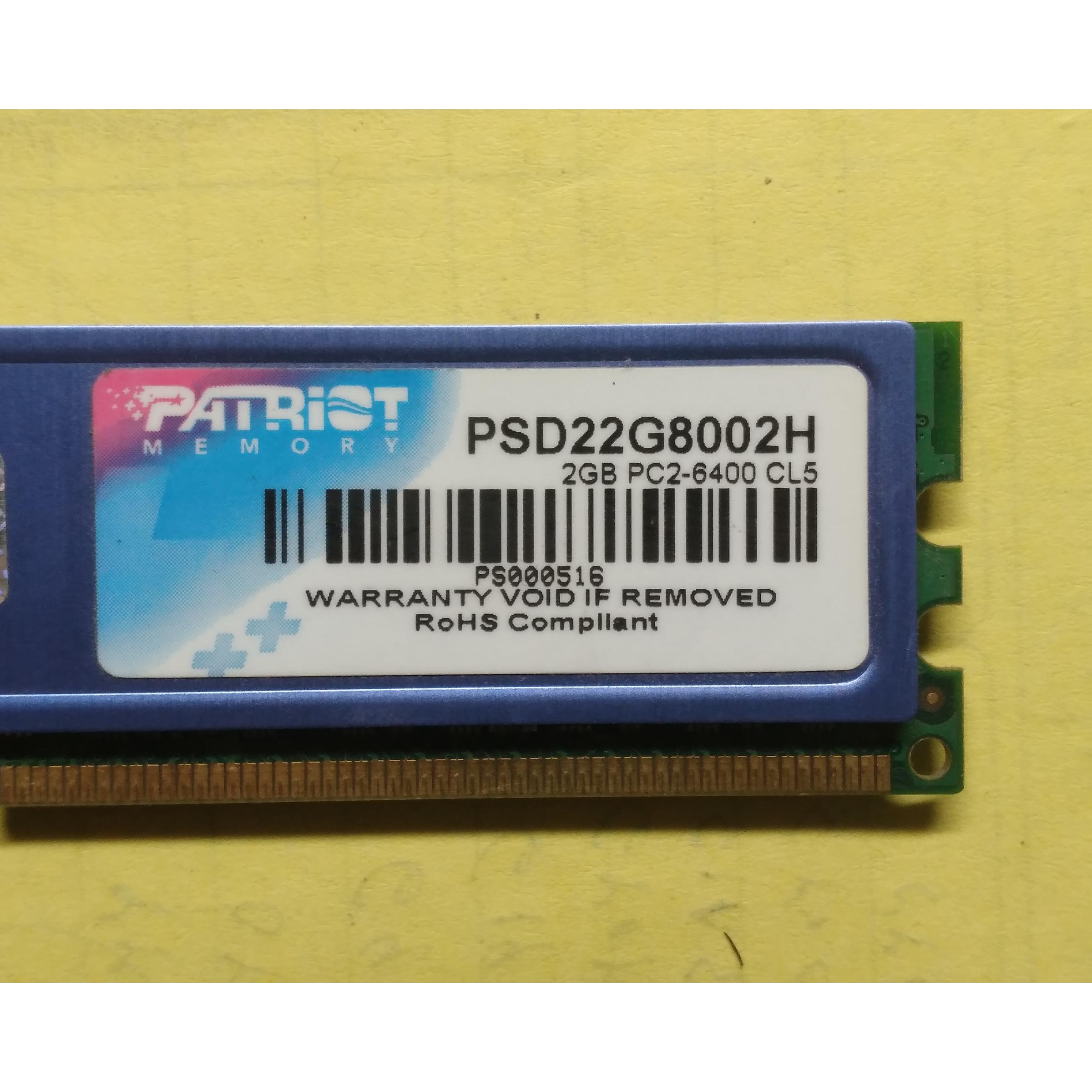 رم DDR2 2G 800 Patriot