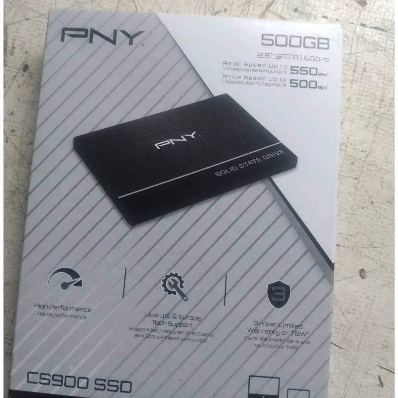 هارد ssd 500 PNY اکبند با گارانتی اواژنگ
