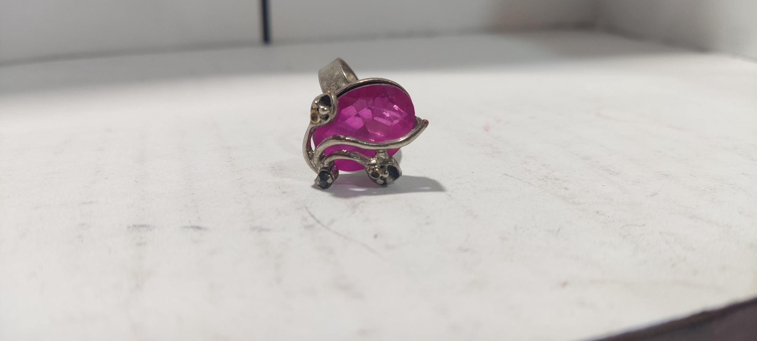 انگشتر نگین درشت زنانه