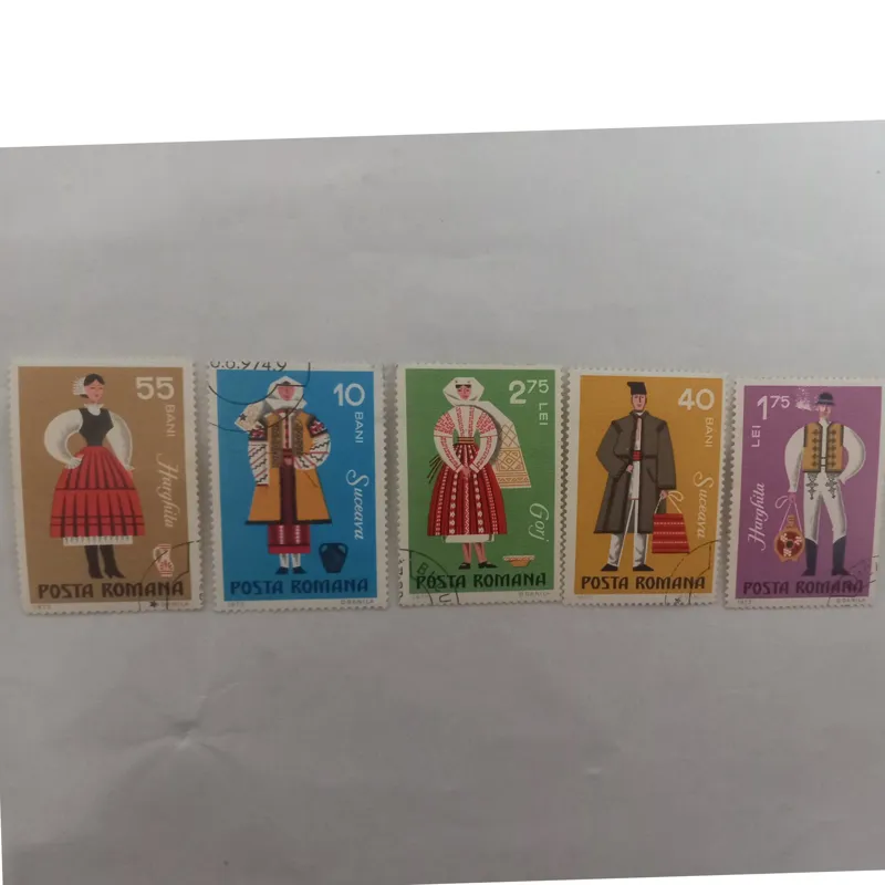 سری 5 عددی تمبر کشور رومانی