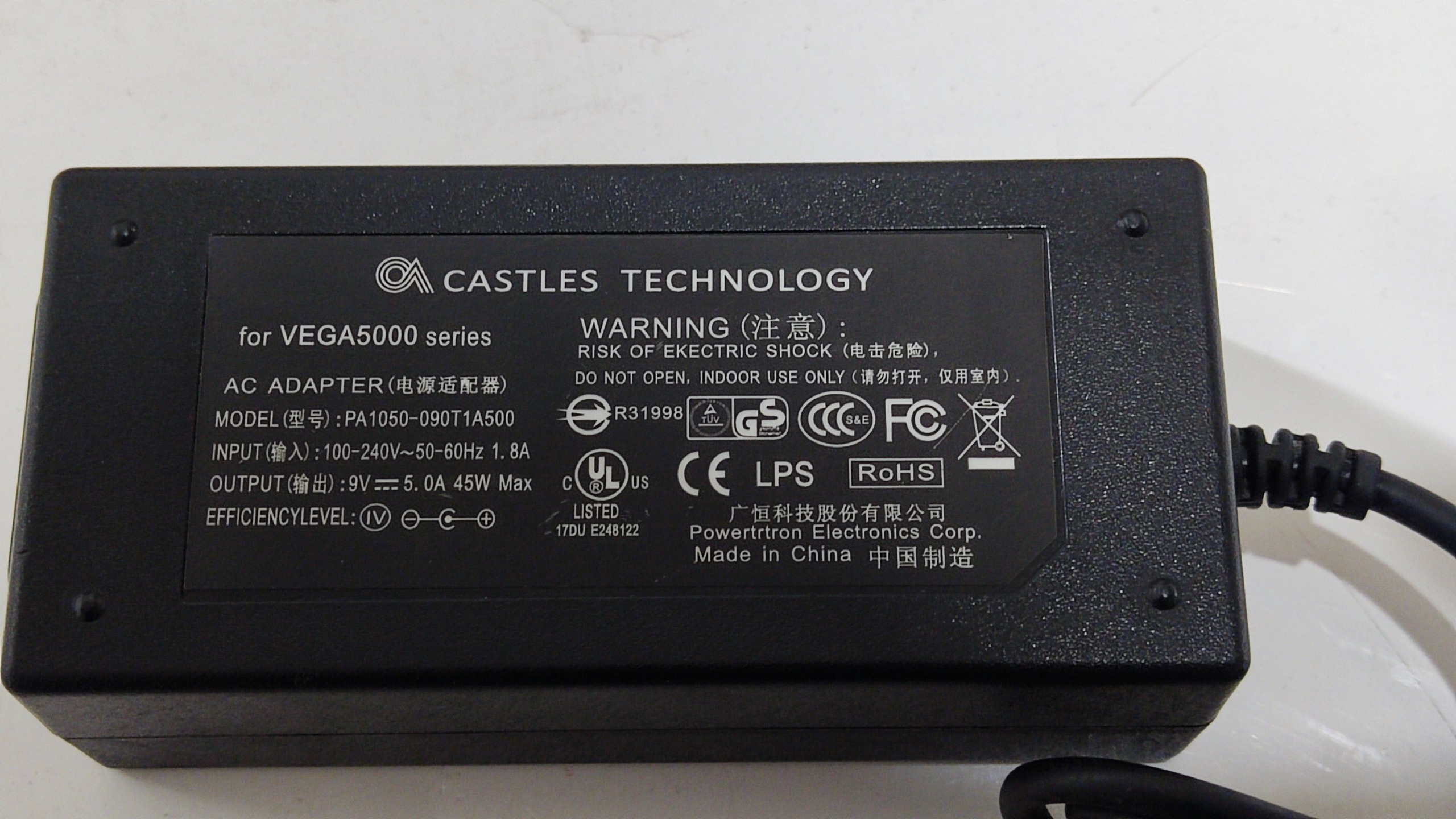 آداپتور 9 ولت 5 آمپری