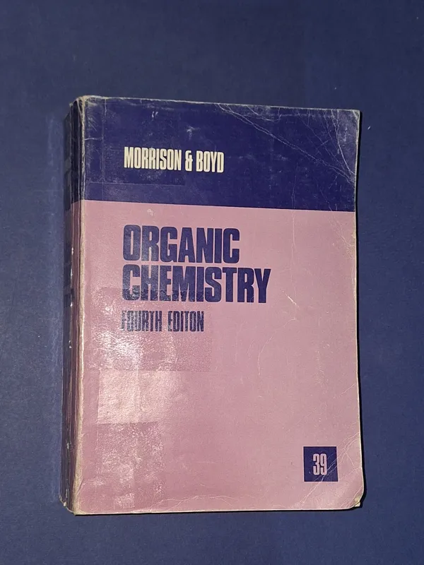 Organic chemistry morrison