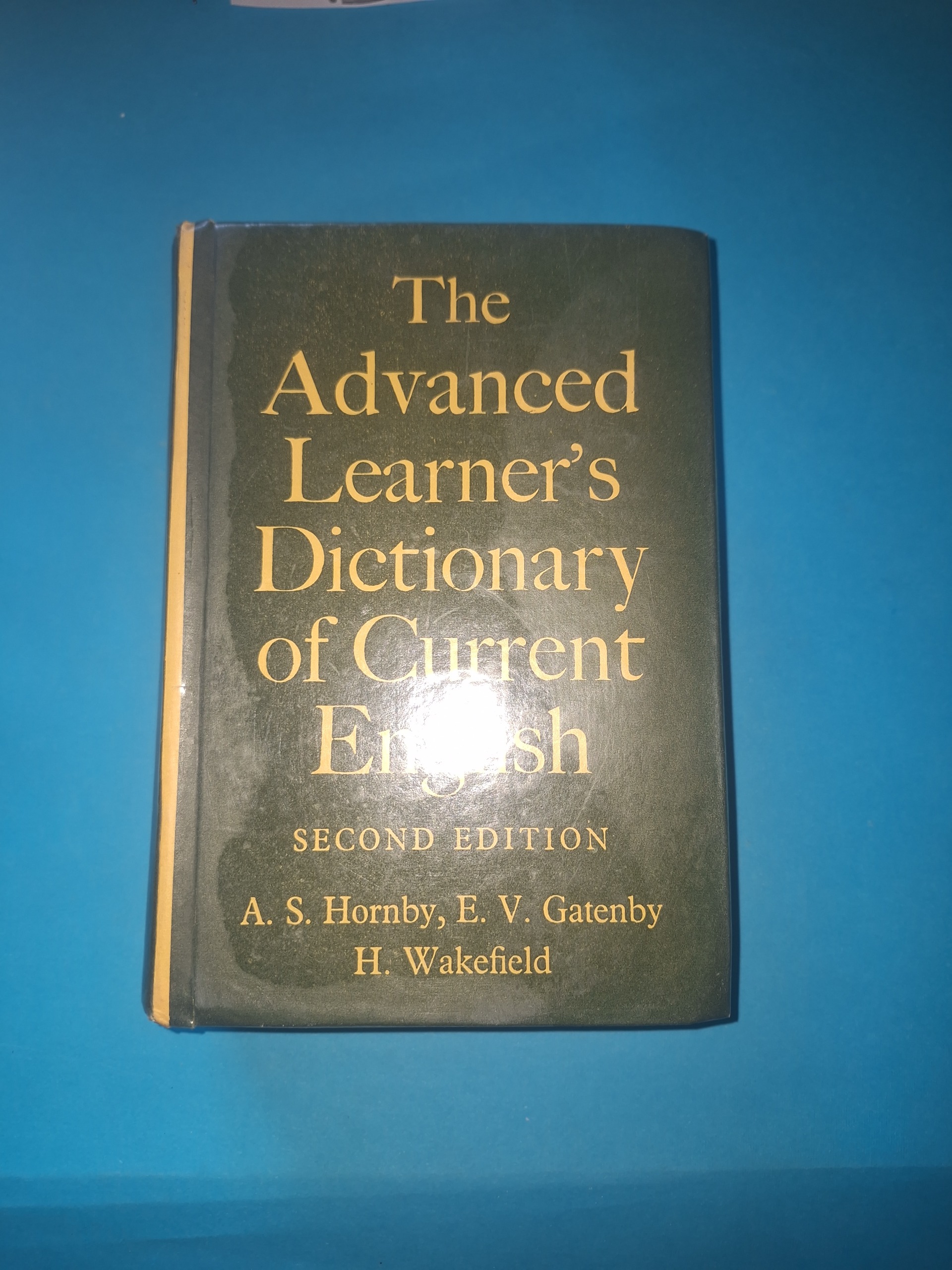The Advanced learners dictionary
