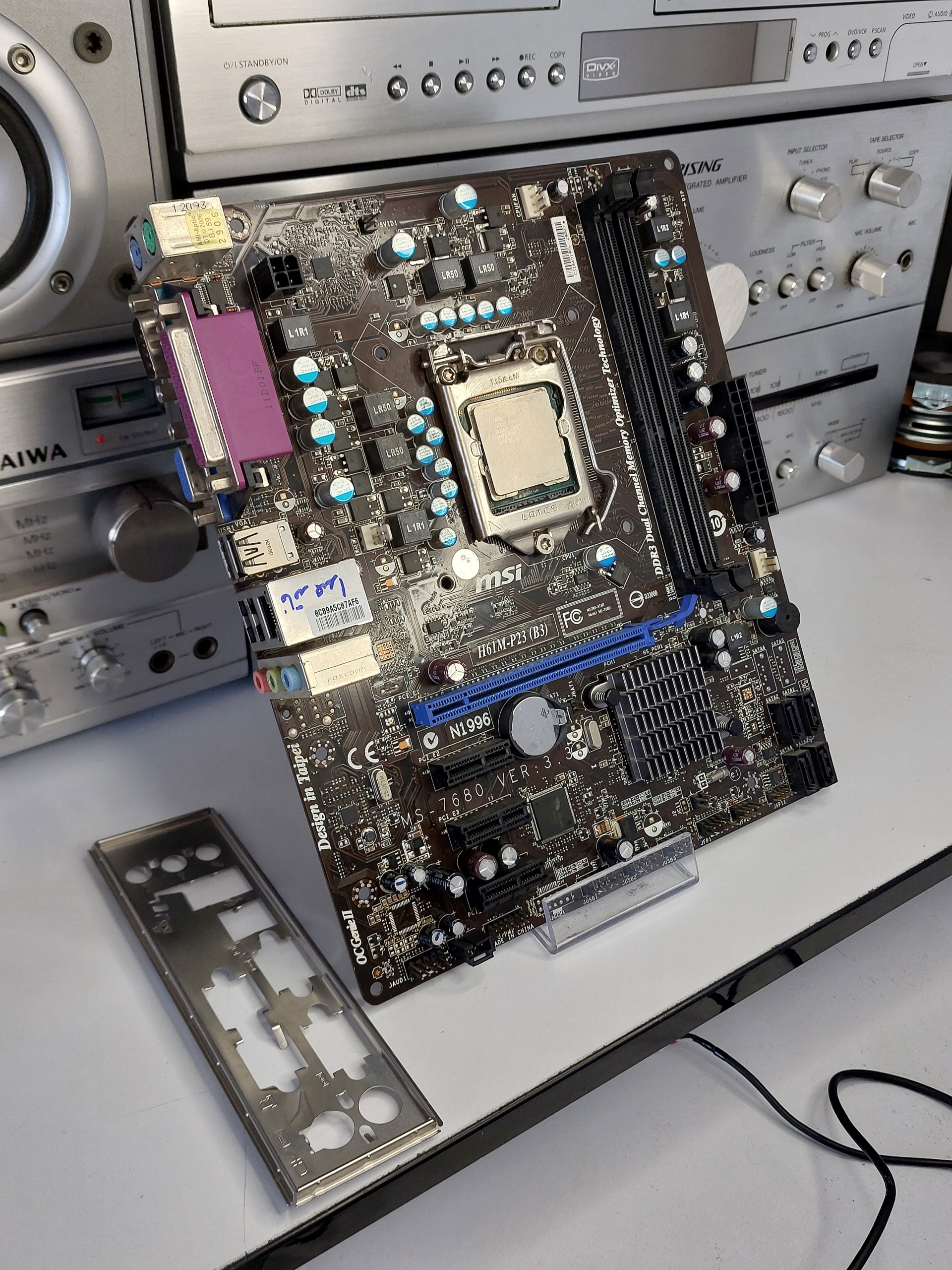 حراج مادربرد Msi h61 همراه پنل