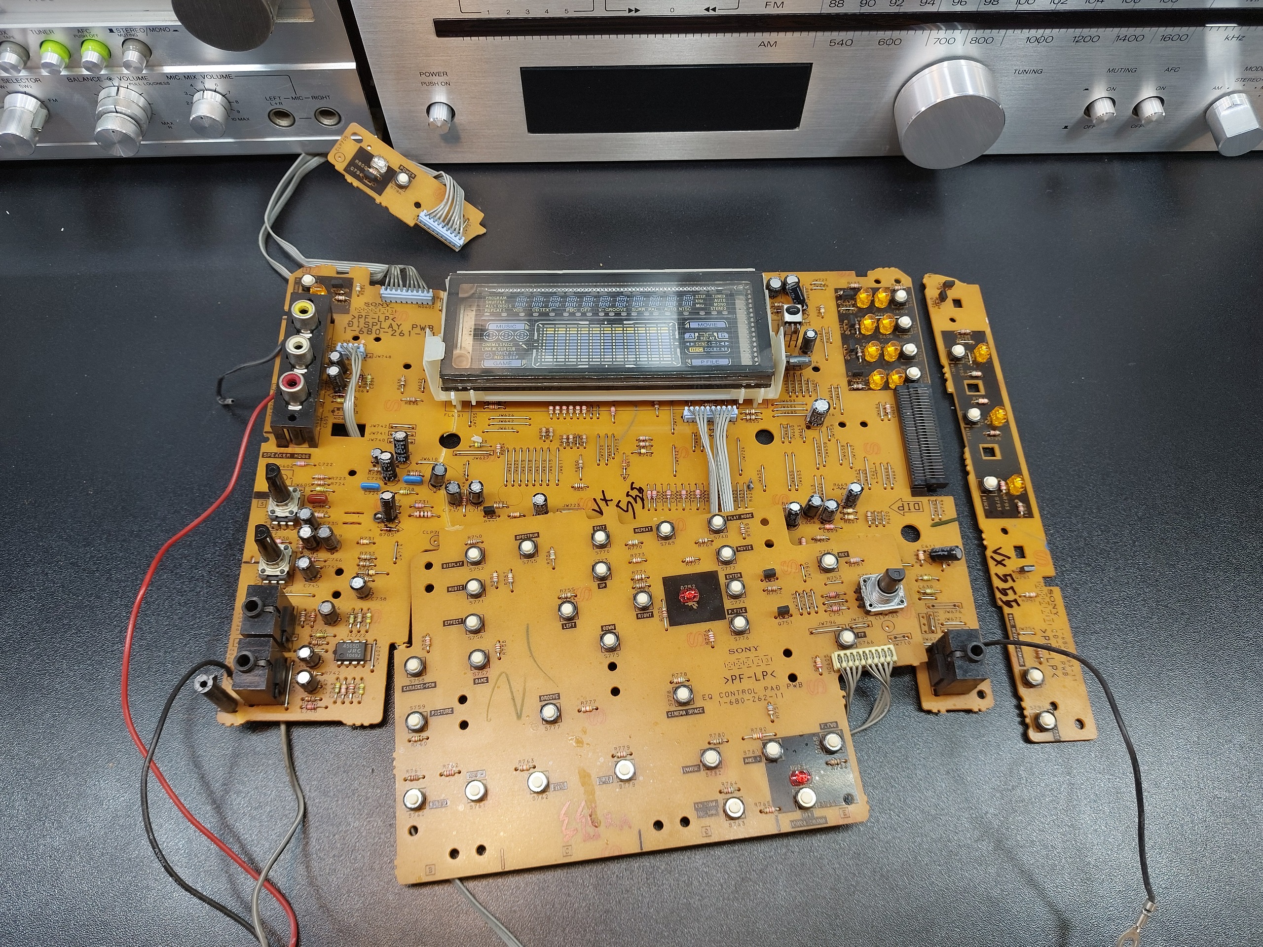 برد نمایشگر و پنل ضبط VX555 سونی