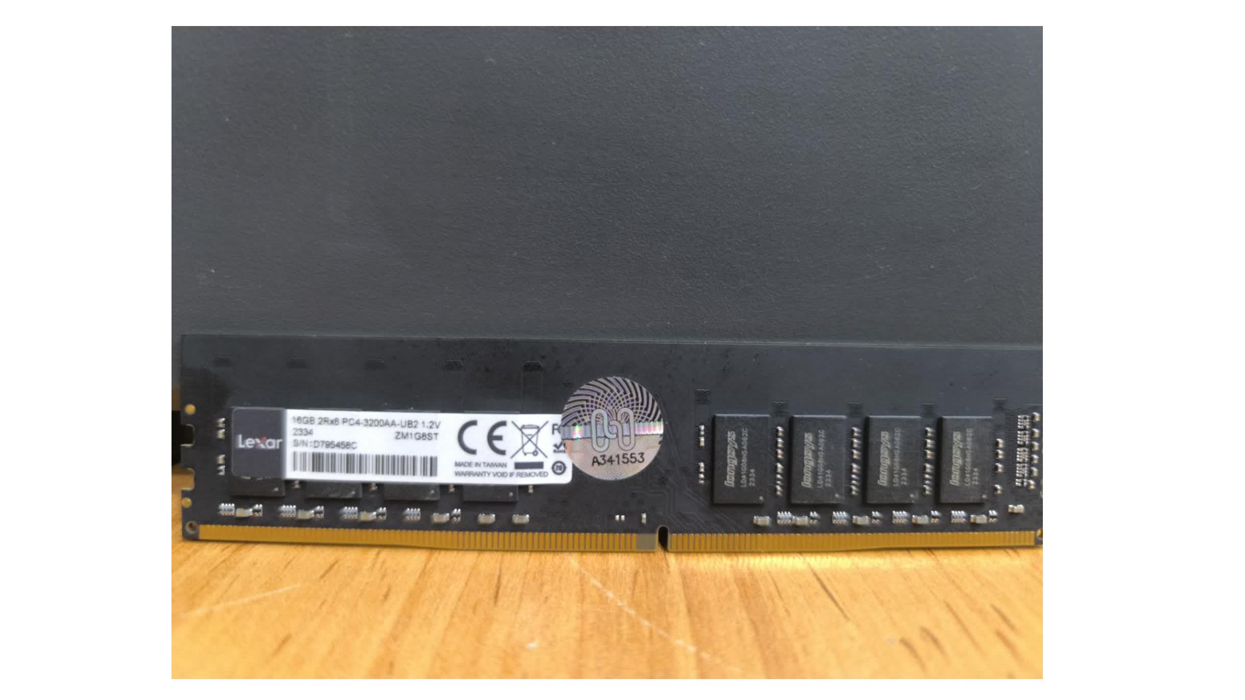 رم دسکتاپ DDR4  3200 لکسار ظرفیت 16 گیگابایت