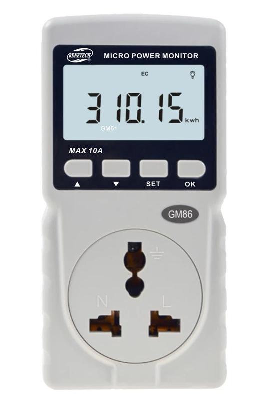 دستگاه سنجش میزان مصرف برق بنتک مدل GM89
