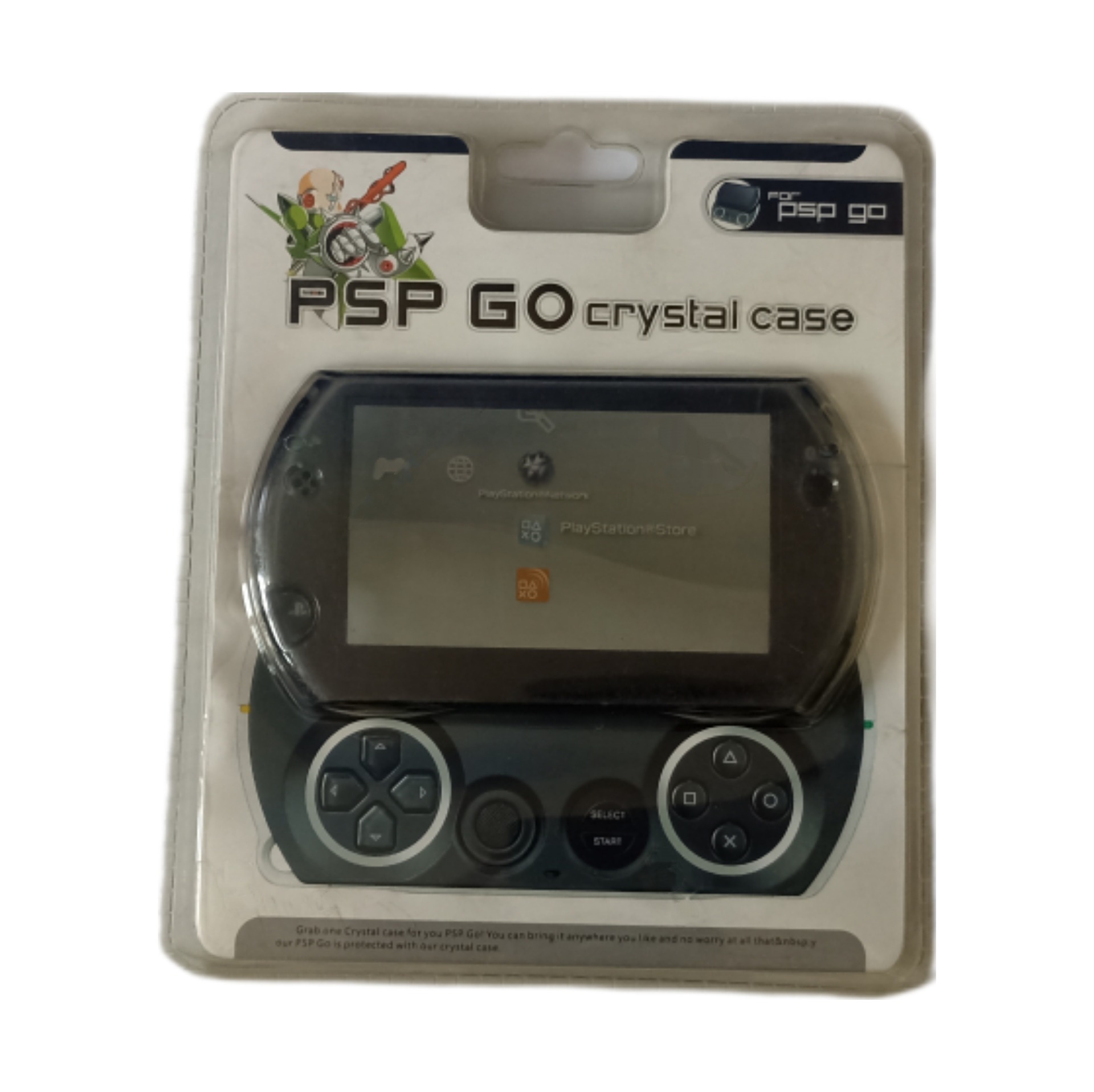 قاب کریستالی PSP GO-مشکی گارد محافظ شیشه پی اس پی