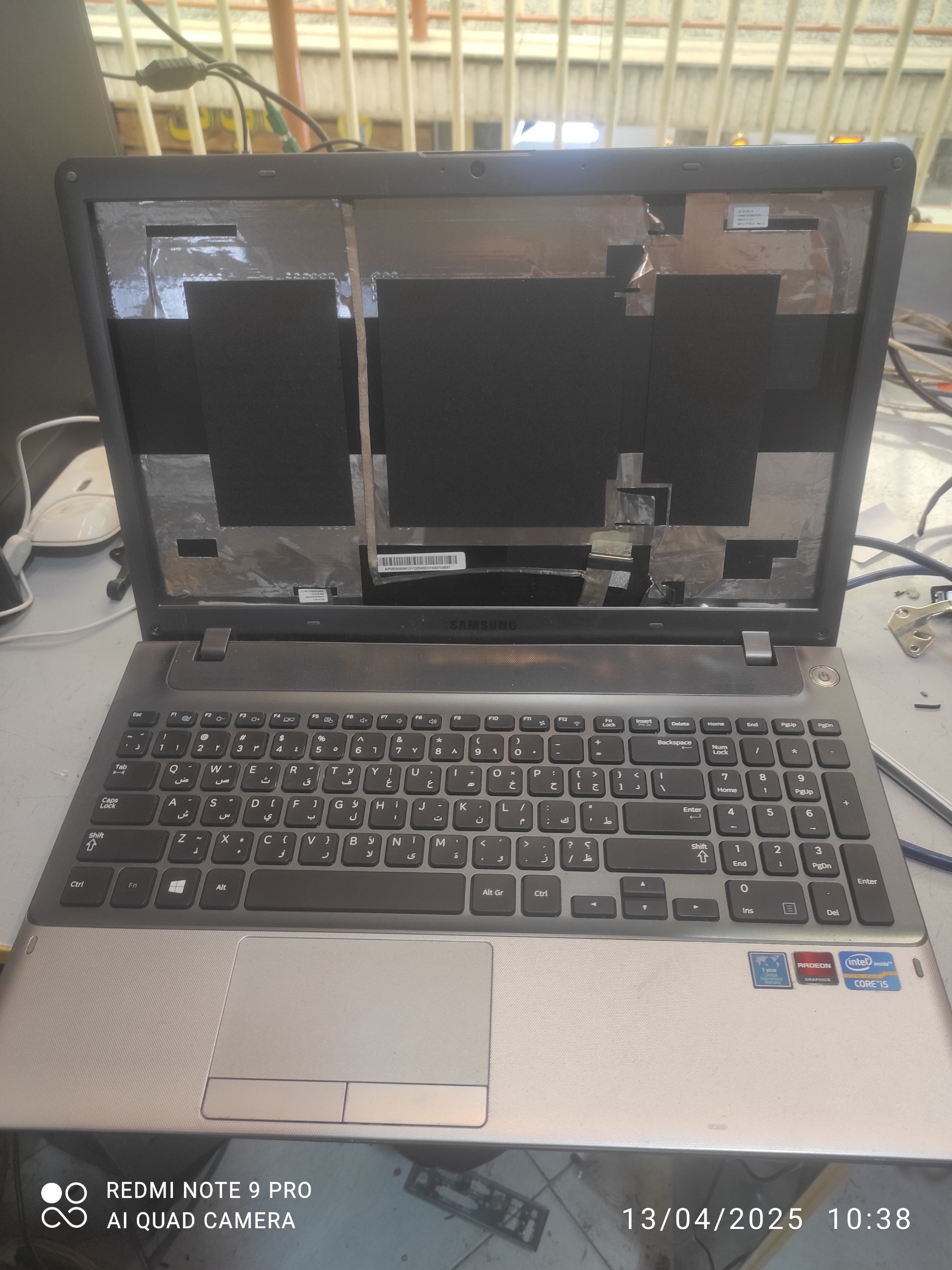 قاب لپ تاپ سامسونگ np350