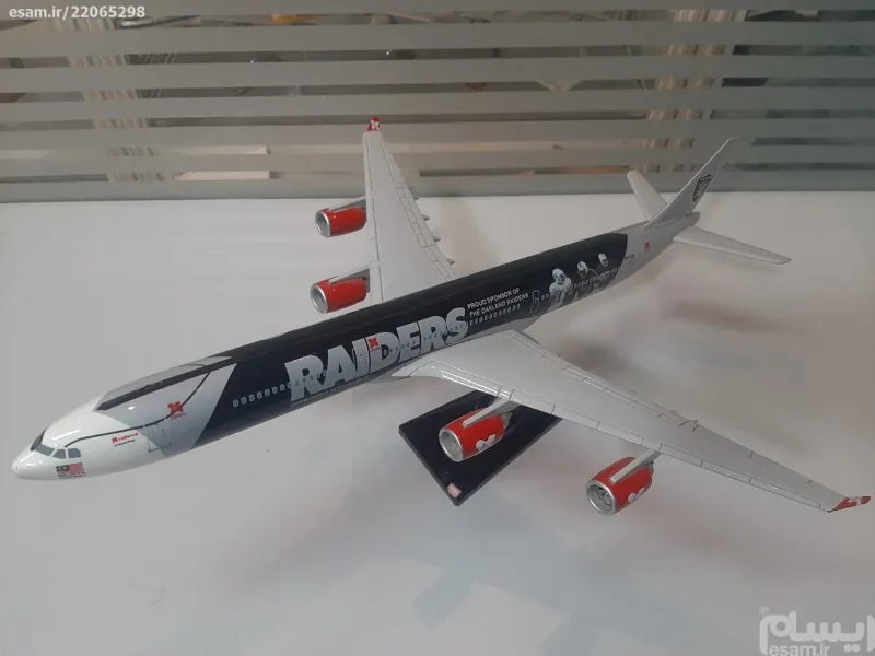 ماکت هواپیما ایرباس 340 RAIDERS مالزی کد 3439
